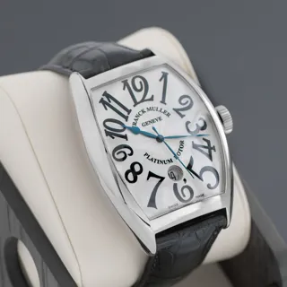 Franck Muller Cintré Curvex 8880 SC DT 50.5mm White gold