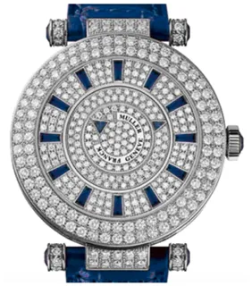 Franck Muller Double Mystery 42-DM D1R CD White gold Paved