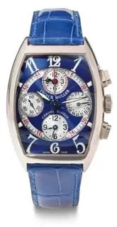 Franck Muller Master Banker 7850 CC White gold Blue