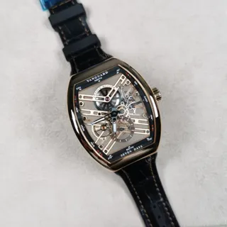 Franck Muller Vanguard V 45 S6 SQT 5N NR Rose gold Skeletonized