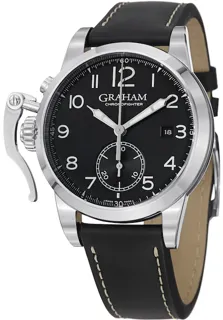 Graham Chronofighter 1695 2CXAS.B01A Stainless steel Black