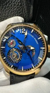 Greubel Forsey Tourbillon 24 Seconds Contemporain 03 004 43.5mm Rose gold Blue