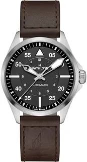 Hamilton Khaki Aviation H76305530 Stainless steel Black