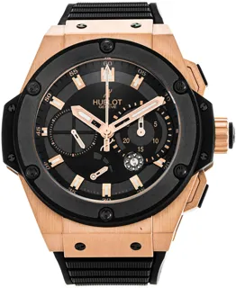 Hublot King Power 709.OM.1780.RX 48mm Rose gold Black