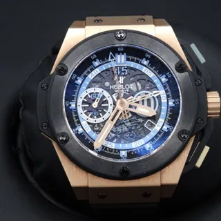 Hublot King Power 716.OM.1129.RX.DMA12 Titanium See-through