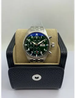 IWC Pilot IW388104 41mm Stainless steel Green