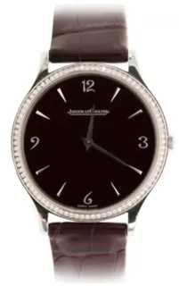 Jaeger-LeCoultre Master Ultra Thin 145.8.79.S Stainless steel Black