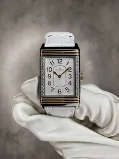 Jaeger-LeCoultre Reverso 3224420 Yellow gold and Stainless steel Silver