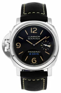 Panerai Luminor Marina 8 Days PAM 00796 Stainless steel Black