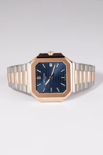 Patek Philippe Cubitus 5821/1AR Rose gold and Stainless steel Blue