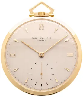 Patek Philippe Pocketwatch 763 Yellow gold Silver