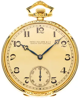 Patek Philippe Pocketwatch Yellow gold Champagne