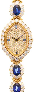 Patek Philippe Vintage 4665 22mm Yellow gold Pave