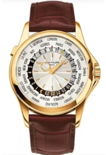 Patek Philippe World Time 5130J-001 Rose gold Silver