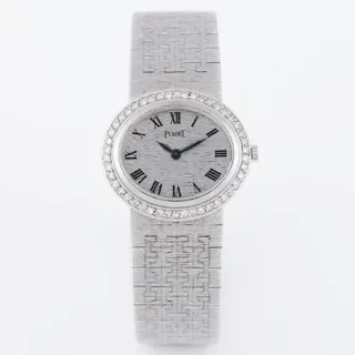 Piaget 9330 A 6 White gold Silver