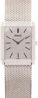 Piaget Vintage 9151 B 11 White gold Silver