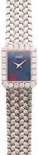 Piaget Vintage 15244 15mm 18k WG Opal