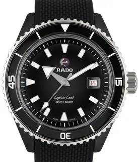 Rado Captain Cook R32129158 Ceramic and Titanium and Stainless steel and PVD Black