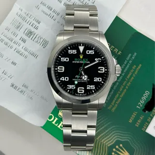 Rolex Air King 126900-0001 Stainless steel Black