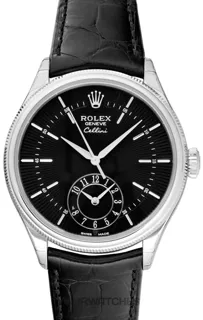 Rolex Cellini 50529-0007 White gold Black