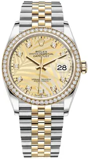 Rolex Datejust 126283RBR-0031 Yellow gold and Stainless steel Champagne