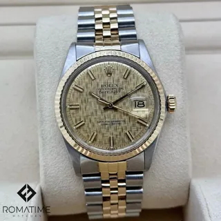 Rolex Datejust 1601 Yellow gold and Stainless steel