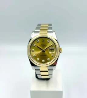 Rolex Datejust 116203-0130 Yellow gold and Stainless steel Champagne