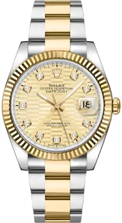 Rolex Datejust 36 126233-0046 Yellow gold and Stainless steel Champagne