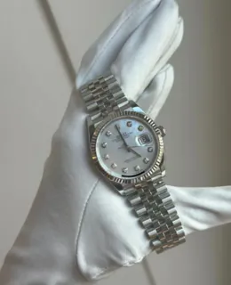 Rolex Datejust 36 126234-0019 White gold and Stainless steel White