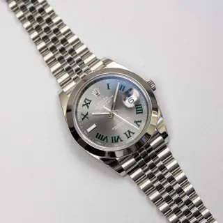 Rolex Datejust 126300-0014 Stainless steel Gray