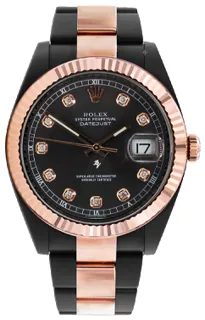 Rolex Datejust 126331-0001 Rose gold and Stainless steel Brown