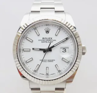 Rolex Datejust 41 126334-0009 White gold and Stainless steel White