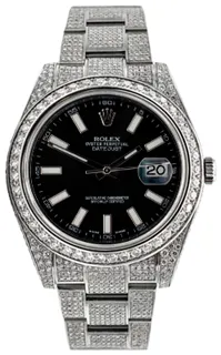 Rolex Datejust 116300-0001 Stainless steel Black