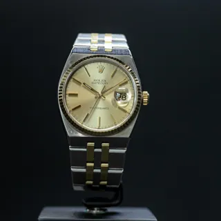 Rolex Datejust Oysterquartz 17013 Yellow gold and Stainless steel champagne