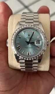 Rolex Day-Date 228396TBR-0030 Platinum Blue