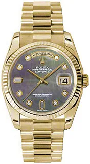 Rolex Day-Date 36 118238-0115 Yellow gold White