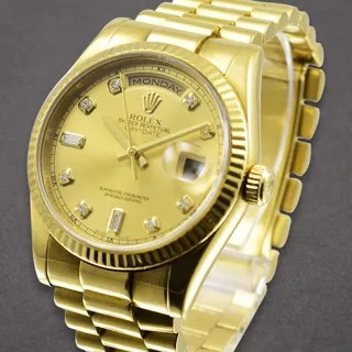 Rolex Day-Date 36 Yellow gold Champagne