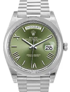 Rolex Day-Date 228206-0027 Platinum Green