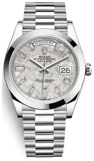 Rolex Day-Date 228206-0036 Platinum Silver