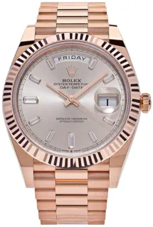 Rolex Day-Date 228235-0004 Rose gold Gray