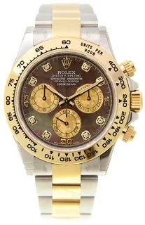 Rolex Daytona 116503-0009 Yellow gold and Stainless steel Black