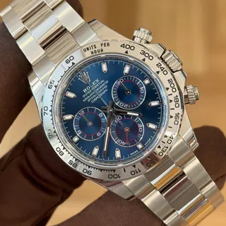 Rolex Daytona 116509-0071 White gold Blue