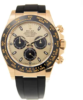 Rolex Daytona 116518LN-0048 Ceramic and Yellow gold Champagne