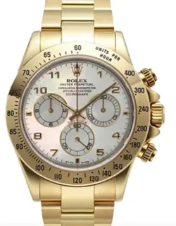 Rolex Daytona 116528 Yellow gold