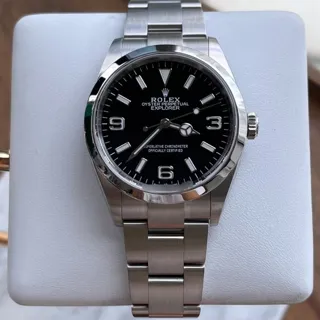 Rolex Explorer 214270-0001 Stainless steel Black