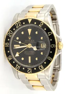 Rolex GMT-Master 16753 Yellow gold and Stainless steel Black