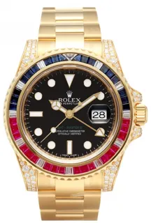 Rolex GMT-Master 116758SARU Yellow gold White