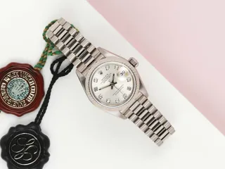 Rolex Lady-Datejust 69179 White gold Silver