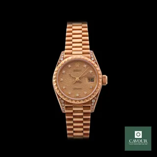 Rolex Lady-Datejust 69188 Yellow gold Champagne