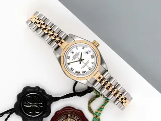 Rolex Lady-Datejust 79173 26mm Yellow gold and Stainless steel White